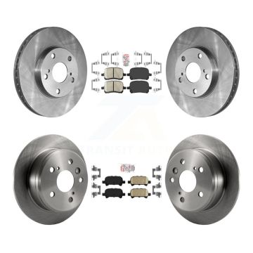 Front Rear Ceramic Pads And Disc Brake Rotors Kit For Toyota Camry Solara K8A-102052