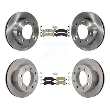 Front Rear Ceramic Pads And Disc Brake Rotors Kit For GMC Savana 2500 Chevrolet Express K8A-102062
