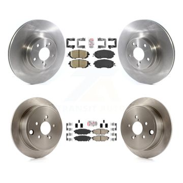 Front Rear Ceramic Pad & Disc Brake Rotors Kit For Subaru Impreza Forester Outback Legacy K8A-102216