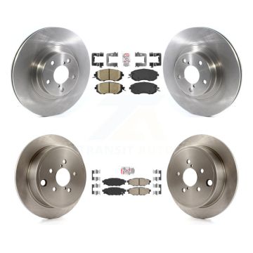 Front Rear Ceramic Pad & Disc Brake Rotors Kit For Subaru Impreza Forester Outback Legacy K8A-102217
