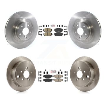 Front Rear Ceramic Pad & Disc Brake Rotors Kit For Subaru Impreza Forester Outback Legacy K8A-102218