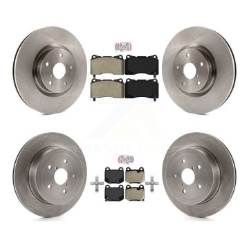 Front Rear Semi-Metallic Pads And Disc Brake Rotors Kit For Subaru Impreza K8A-102239