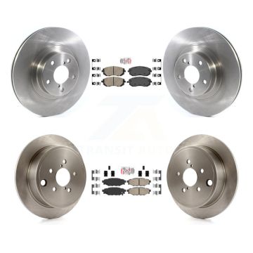 Front Rear Ceramic Pad & Disc Brake Rotors Kit For Subaru Outback Forester Impreza Legacy K8A-102260