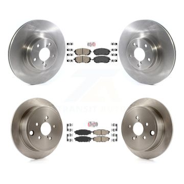 Front Rear Ceramic Pad & Disc Brake Rotors Kit For Subaru Outback Forester Impreza Legacy K8A-102261