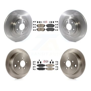 Front Rear Ceramic Pad & Disc Brake Rotors Kit For Subaru Outback Forester Impreza Legacy K8A-102262