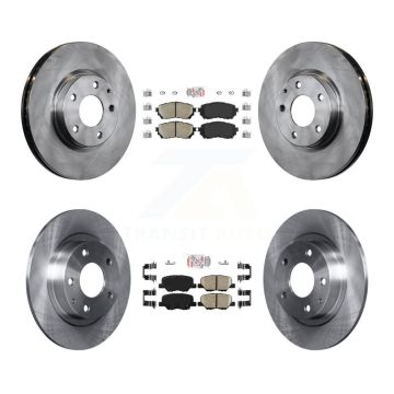 Front Rear Ceramic Pads And Disc Brake Rotors Kit For Mazda 6 K8A-102295