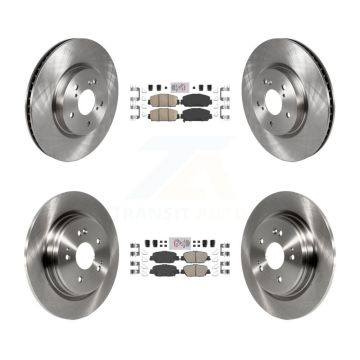 Front Rear Ceramic Pads And Disc Brake Rotors Kit For Honda CR-V K8A-102301