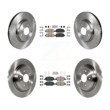 Front Rear Ceramic Pads And Disc Brake Rotors Kit For Honda CR-V K8A-102302