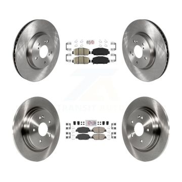 Front Rear Ceramic Pads And Disc Brake Rotors Kit For Honda CR-V K8A-102303