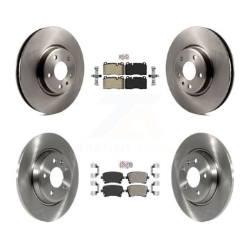 Front Rear Semi-Metallic Pads And Disc Brake Rotors Kit For 2016 Audi Q5 FLEX engine K8A-102685