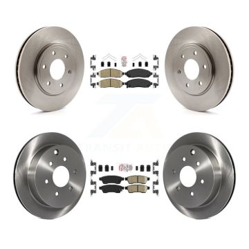 Front Rear Ceramic Pads And Disc Brake Rotors Kit For Nissan Frontier Suzuki Equator K8A-102757