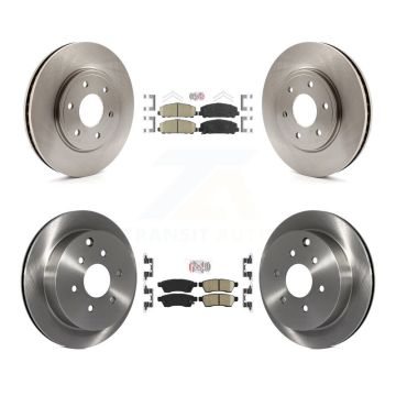 Front Rear Ceramic Pads And Disc Brake Rotors Kit For Suzuki Equator K8A-102760