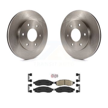 Front Disc Brake Rotor & Ceramic Pad Kit For Nissan TITAN Pathfinder Armada INFINITI QX56 K8A-104432