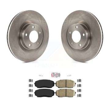 Front Disc Brake Rotors And Ceramic Pads Kit For Ford Edge Lincoln MKX K8A-104483