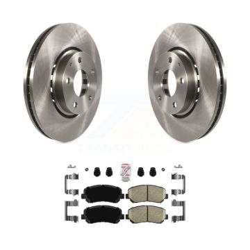 Front Disc Brake Rotors And Ceramic Pads Kit For Mazda CX-5 K8A-104496