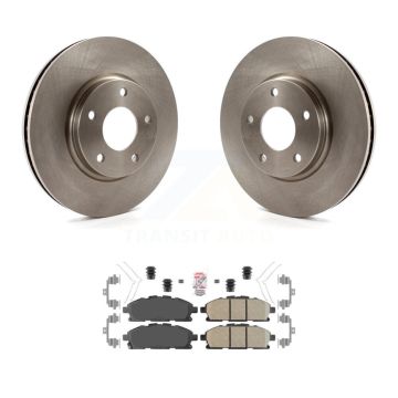 Front Disc Brake Rotors And Ceramic Pads Kit For 2011-2017 Nissan Quest K8A-104536