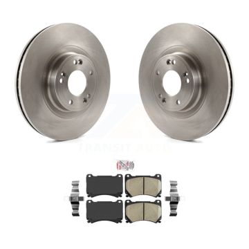 Front Disc Brake Rotors And Ceramic Pads Kit For Hyundai Genesis K8A-104584
