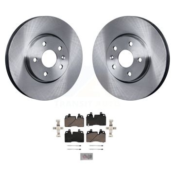 Front Disc Brake Rotors And Ceramic Pads Kit For Chevrolet Corvette K8A-104604