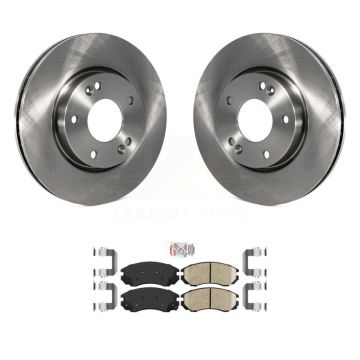 Front Disc Brake Rotors And Ceramic Pads Kit For Hyundai Tiburon K8A-104676