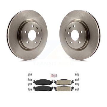 Front Disc Brake Rotors And Ceramic Pads Kit For 2009-2010 Lincoln MKS K8A-104702