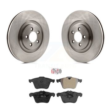 Front Disc Brake Rotors And Semi-Metallic Pads Kit For Jaguar XF XJ XKR XK K8A-104714