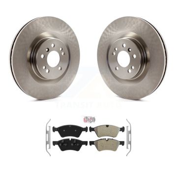Front Brake Rotors & Semi-Metallic Pad Kit For Mercedes-Benz ML350 ML320 GL350 R350 GL320 K8A-104781