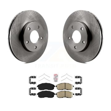 Front Disc Brake Rotors And Ceramic Pads Kit For 1999 Nissan Maxima From 04 K8A-104822