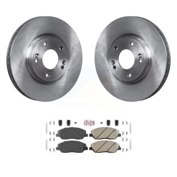 Front Disc Brake Rotors And Ceramic Pads Kit For 2007-2009 Hyundai Santa Fe K8A-104831