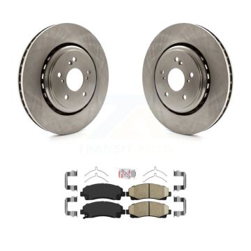 Front Disc Brake Rotors And Ceramic Pads Kit For 2015-2020 Acura TLX K8A-104855
