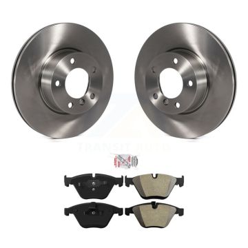 Front Disc Brake Rotors And Semi-Metallic Pads Kit For BMW 328i xDrive X1 328xi K8A-104867