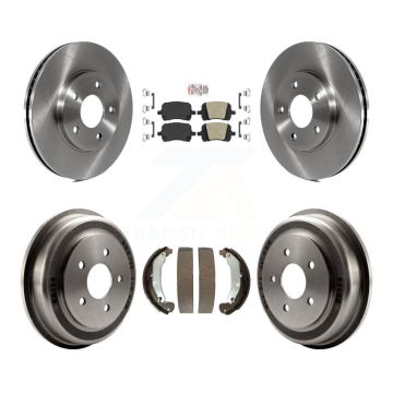 Front Rear Disc Brake Rotors Ceramic Pads And Drum Kit For Chevrolet HHR K8A-105039