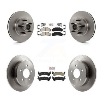 Front Rear Semi-Metallic Pad Brake Rotor Kit For Ford Ranger Explorer Mercury Mountaineer K8A-105330