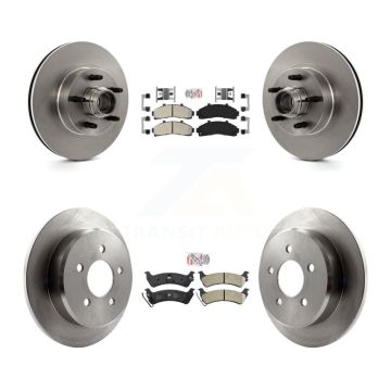 Front Rear Semi-Metallic Pad Brake Rotor Hub Kit For 2001 Ford Explorer RWD From 01 02 K8A-105919
