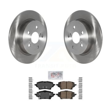 Rear Disc Brake Rotors And Ceramic Pads Kit For Toyota C-HR K8A-106071