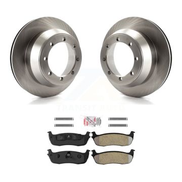 Rear Brake Rotor And Semi-Metallic Pad Kit For 2001-2003 Ford F-150 RWD With 8 Lug Wheels K8A-106087