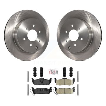 Rear Disc Brake Rotors And Ceramic Pads Kit For 2004 Nissan Pathfinder From 08 04 K8A-106131