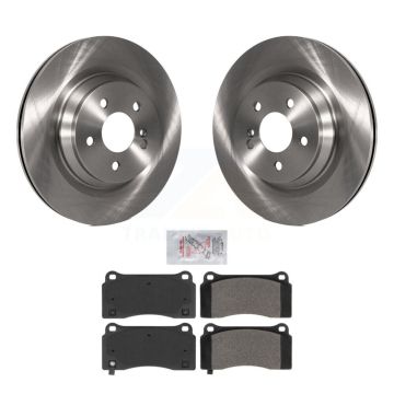 Rear Disc Brake Rotors And Semi-Metallic Pads Kit For 2011-2014 Mercedes-Benz CL550 K8A-106183