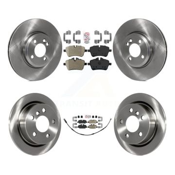 Front Semi-Metallic Rear Ceramic Pad Disc Brake Rotors Kit For 2015 Mini Cooper 2.0L/1.5L K8A-106213