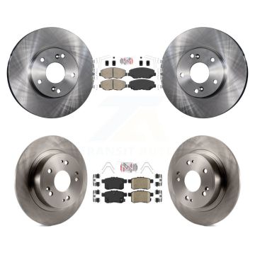 Front Rear Ceramic Pads And Disc Brake Rotors Kit For Honda Accord K8A-106222
