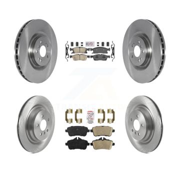 Front Rear Ceramic Pad & Disc Brake Rotors Kit For Mercedes-Benz GL350 GLS450 GL450 ML250 K8A-106225