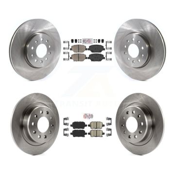 Front Rear Ceramic Pad & Brake Rotor Kit For Chevrolet Equinox GMC Terrain Buick LaCrosse K8A-106253