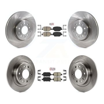 Front Rear Ceramic Pad & Brake Rotor Kit For Chevrolet Equinox GMC Terrain Buick LaCrosse K8A-106254