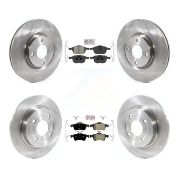 Front Rear Semi-Metallic Pads And Disc Brake Rotors Kit For 2018-2022 Ford EcoSport AWD K8A-106277