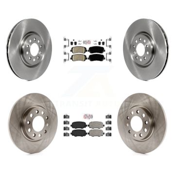 Front Rear Ceramic Pad & Brake Rotor Kit For Chrysler 200 With 330mm Diameter K8A-106366