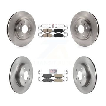 Front Rear Ceramic Pads And Disc Brake Rotors Kit For Nissan Qashqai Rogue Sport K8A-106419
