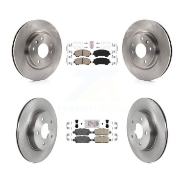 Front Rear Ceramic Pads And Disc Brake Rotors Kit For Nissan Qashqai Rogue Sport K8A-106420