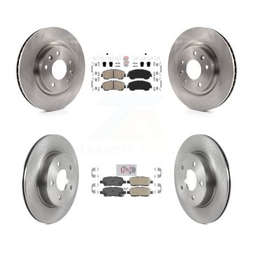 Front Rear Ceramic Pads And Disc Brake Rotors Kit For Nissan Qashqai Rogue Sport K8A-106421