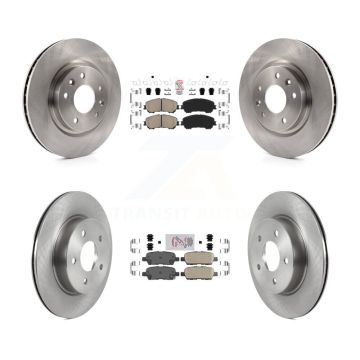 Front Rear Ceramic Pads And Disc Brake Rotors Kit For Nissan Qashqai Rogue Sport K8A-106422