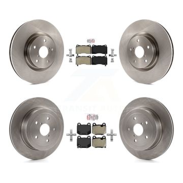 Front Rear Semi-Metallic Pads And Disc Brake Rotors Kit For Subaru Impreza K8A-106433
