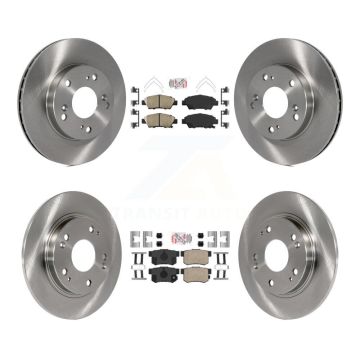 Front Rear Ceramic Pads And Disc Brake Rotors Kit For 2011-2015 Honda CR-Z K8A-106517